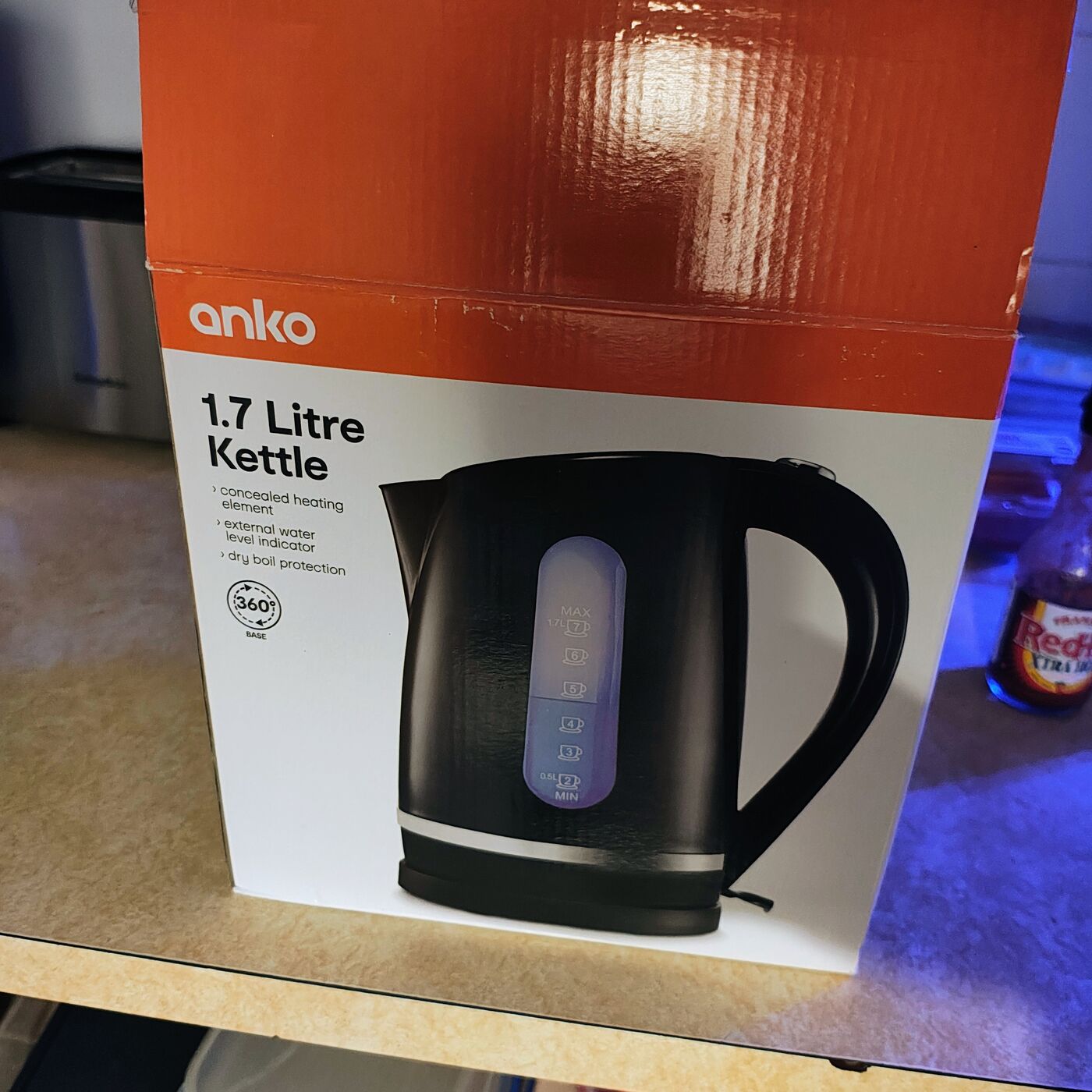 Anko 1.7L Kettle (Black)