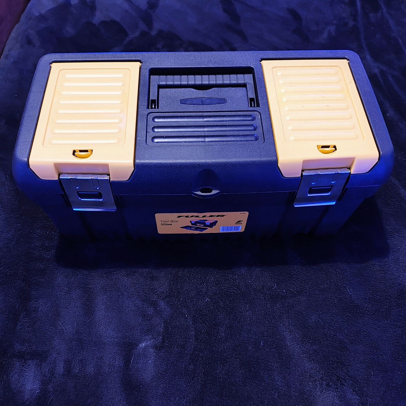 Fuller 510mm Toolbox (Black/Yellow)
