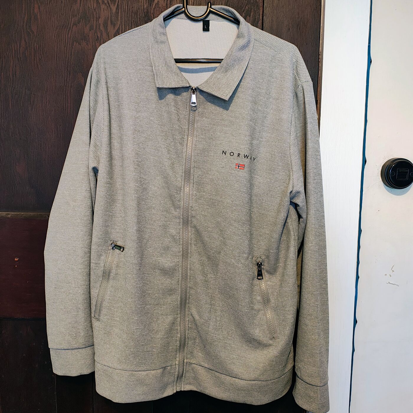 Click to enlarge Norway Zip-Up Sweatshirt — Large