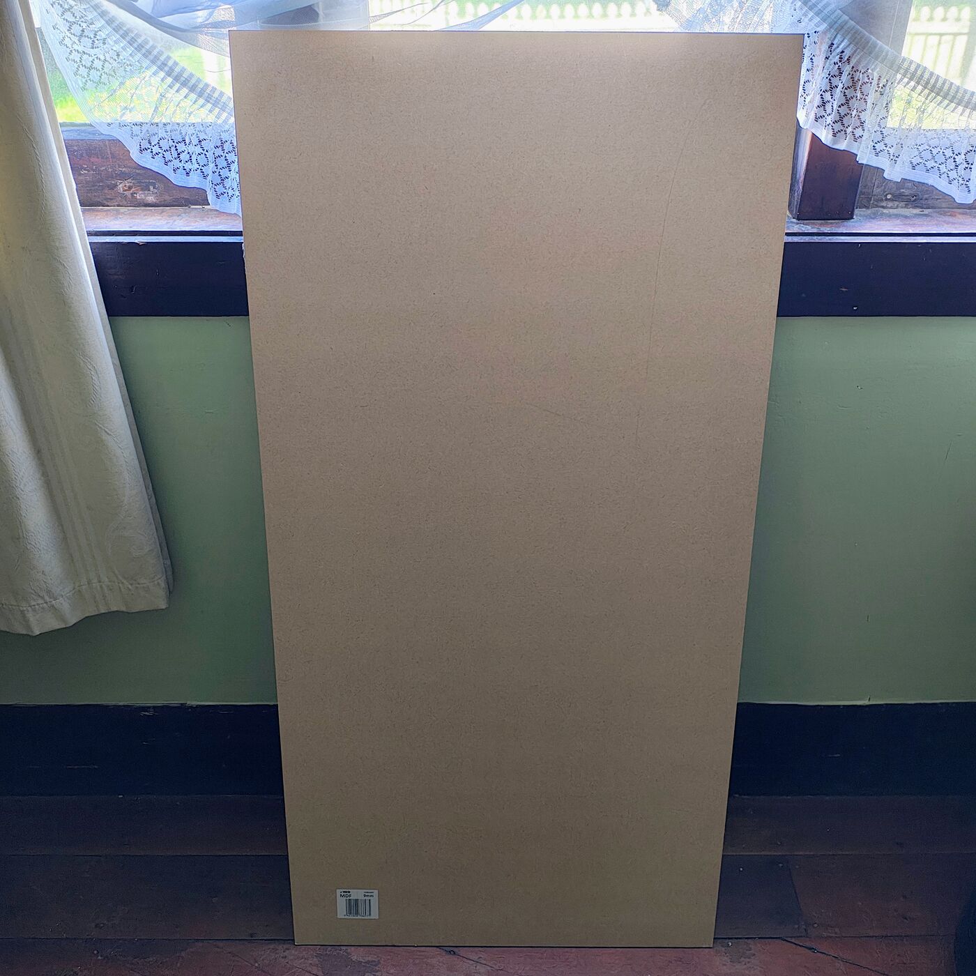 Click to enlarge IBS 9mm MDF — 1200 × 600 Mini Panel + 400 × 400 Offcut